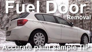 How to remove the fuel door? How to get an accurate paint match BMW F20 F21