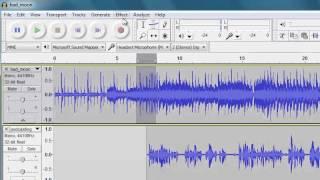 Getting started with Audacity: Mixing multiple tracks