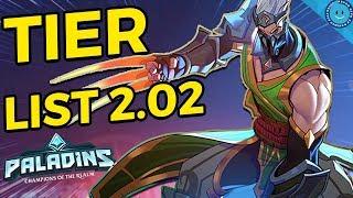 PALADINS TIER LIST 2.02 | The Champions You SHOULD BE PLAYING!