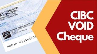 How to Get a CIBC Void Cheque with Online Banking