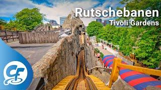 Rutschebanen front seat on-ride 5K POV @60fps Tivoli Gardens