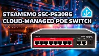 STEAMEMO SSC-PS308G - управляемый POE коммутатор, интеграция в Home Assistant