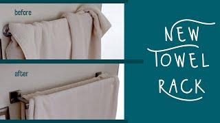 How to Install a Towel Bar in Drywall – Towel Rack Installation