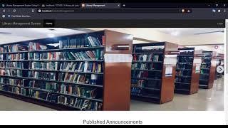 Library Management System Using PHP and MySQL Demo