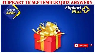 Flipkart Quiz Answers Today - Win Flipkart Supercoins & Discount Coupons | 18 September