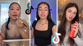 Makeup Tutorial Tiktok Compilation - GRWM  ( Get Ready With Me ) ️(Skincare, Makeup, Outfits) 1148