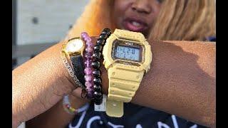 G-Shock Giveaway & Review Mustard Yellow DW5600PT with BLOOPER at the End!