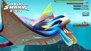 NEW GIANT FRANCIS UNLOCKED HUNGRY SHARK WORLD GAMEPLAY - GIANT SHARK - HUNGRY SHARK