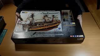 Endeavour - Kit by occre - 1/54 Scale Model Unboxing