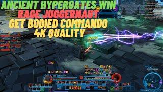 SWTOR PVP Ancient Hypergates Win Juggernaut didn't die kept pounding enemy Commando Edited