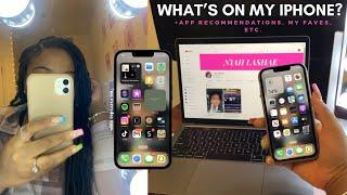 WHAT'S ON MY IPHONE? + IOS 16 | my fave apps, recommendations, etc.