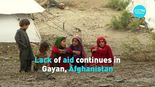 Gayan residents in Paktika province in southeast Afghanistan struggle from lack of aid