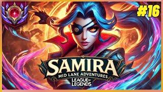 Samira Mid Lane Adventures #16 | STOMPING Diamond 1 With Samira Mid - League Of Legends