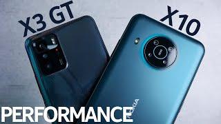 Nokia X10 vs Poco X3 GT | Performance Comparison