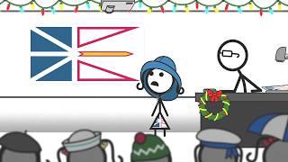  Grey Grades Canada's Flags!  (And Merry Xmas!) 