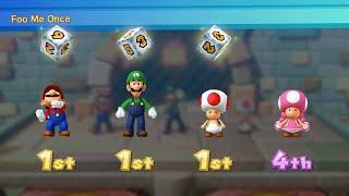 Mario Party 10 - Mario, Luigi, Toad, Toadette - Chaos Castle (Master Difficulty)