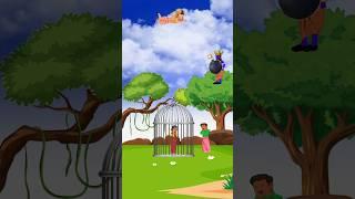 The untold secret of Hanuman Chalisa️#shorts Bodo Cartoon