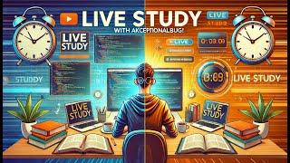 Study with Me | Focused Study Session | Android Dev.| Calm Music | Assignment | Happy | Late Night