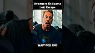 Loki’s Epic Tesseract Escape  | Avengers Endgame #shorts #endgame #mcu #ironman