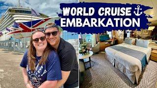 WORLD CRUISE: 60 DAYS STARTS NOW  Auckland Embarkation ️ P&O Cruises Arcadia Mini-Suite Cabin Tour