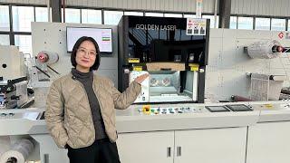 LC350 Laser Die Cutting Machine with Inline Sheeting Module - Golden Laser