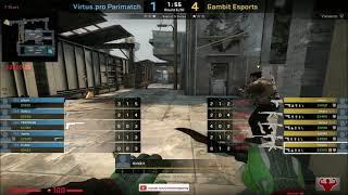 Hobbit CSGO POV (Gambit)(25-10) vs Virtus.Pro / train / IEM Katowice 2021