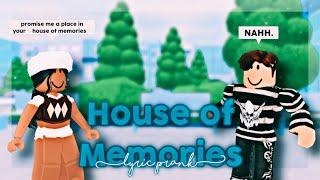 HOUSE OF MEMORIES  - LYRIC PRANK (Roblox) | DearlyDolly