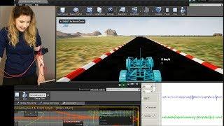 EMG controlled car racing with the UNREAL gaming engine