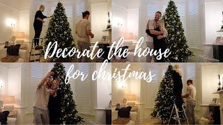 DECORATING THE HOUSE FOR CHRISTMAS WITH US | Ruby Holley