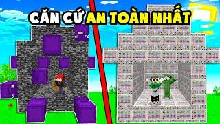 MINECRAFT THỬ THÁCH XÂY CĂN CỨ BÁ ĐẠO NHẤT - KHÔNG LỐI THOÁT