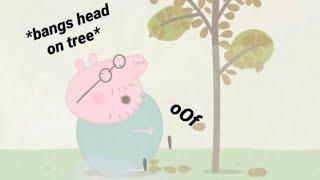 daddy pig falling for (almost) 2 minutes straight