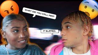 I CALLED MY GIRLFRIEND MY EX'S NAME!! **SHE GETS HEATED**