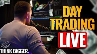 LIVE Day Trading Nasdaq Futures! GO HUGE. LAND OF OPPORTUNITY!