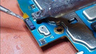 How to remove sensor mobile on motherboard without hot air safe way to fast 