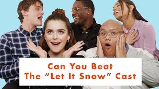 Kiernan Shipka & the Cast of Netflix’s ‘Let It Snow’ Sing & Play Holiday Movie Trivia!