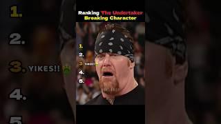 Undertaker Caught Breaking Character! 