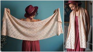 Step-by-Step: Learn to Knit the Lovely, Lacy Hearts in the Stunning Snoesig Shawl + Win Yarn!