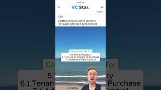 Ventura City Council advanced 4 of 8 recent tenant protection proposals