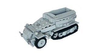 Lego ww2 review -SdKfZ 250 German Halftrack-