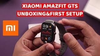 Xiaomi Amazfit GTS Unboxing & First Setup Full Guide English