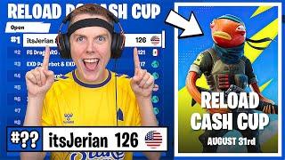 So I Played The First *RELOAD* Cash Cup... (Fortnite)