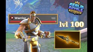 I got the Warrior to level 100! | REALM ROYALE REFORGED