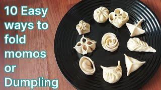 How to shape momos or dumplings | How to make momo