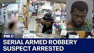 Suspected serial armed robber arrested