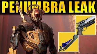 Destiny 2: New Penumbra DLC Leak! - Exotics, Destiny 3 Hints, New Activity!