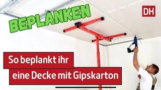 DIY/Decke mit Gipskarton einfach und schnell | #DH-Trockenbau