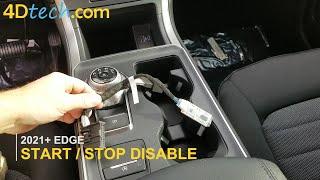 Ford Edge DISABLE Auto Start/Stop Feature - Turn ON and OFF permanently! [2021-2024]