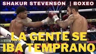 SHAKUR STEVENSON,  gana, convence, pero no deslumbra #live #boxeo