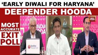 Deepender Singh Hooda Exclusive After Haryana Exit Polls | 'Diwali Will Come Early For People'