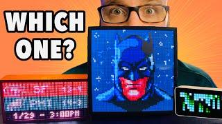 DON'T Buy the WRONG Pixel Display! Tidbyt vs Pixoo 64 vs ULANZI